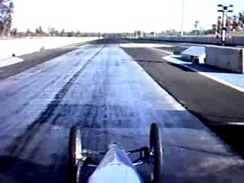 Junior Dragster helmet cam.